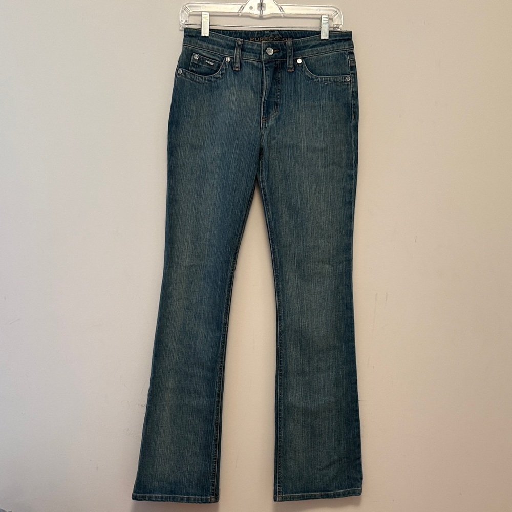 Pure Color Women's Boot Cut Jeans